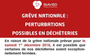 Grève du samedi 1er décembre