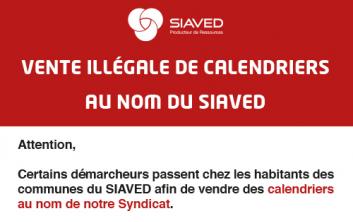 vente illégale de calendriers