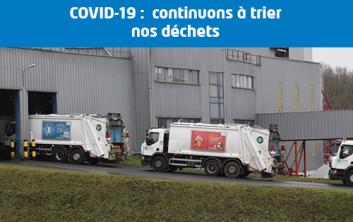 Covid-19 : continuons à trier nos déchets