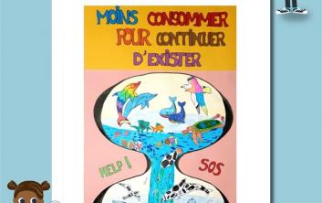 1er slogan : Moins consommer pour continuer d'exister